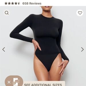 Skims Black Long Sleeves